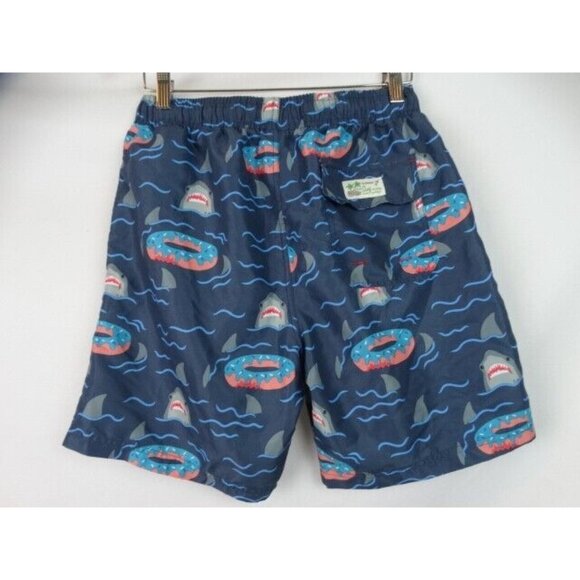 U.S, Surf Club Swim Trunks Men's Size Medium Lined Swimsuit Shorts Donut Sharks - Picture 6 of 8